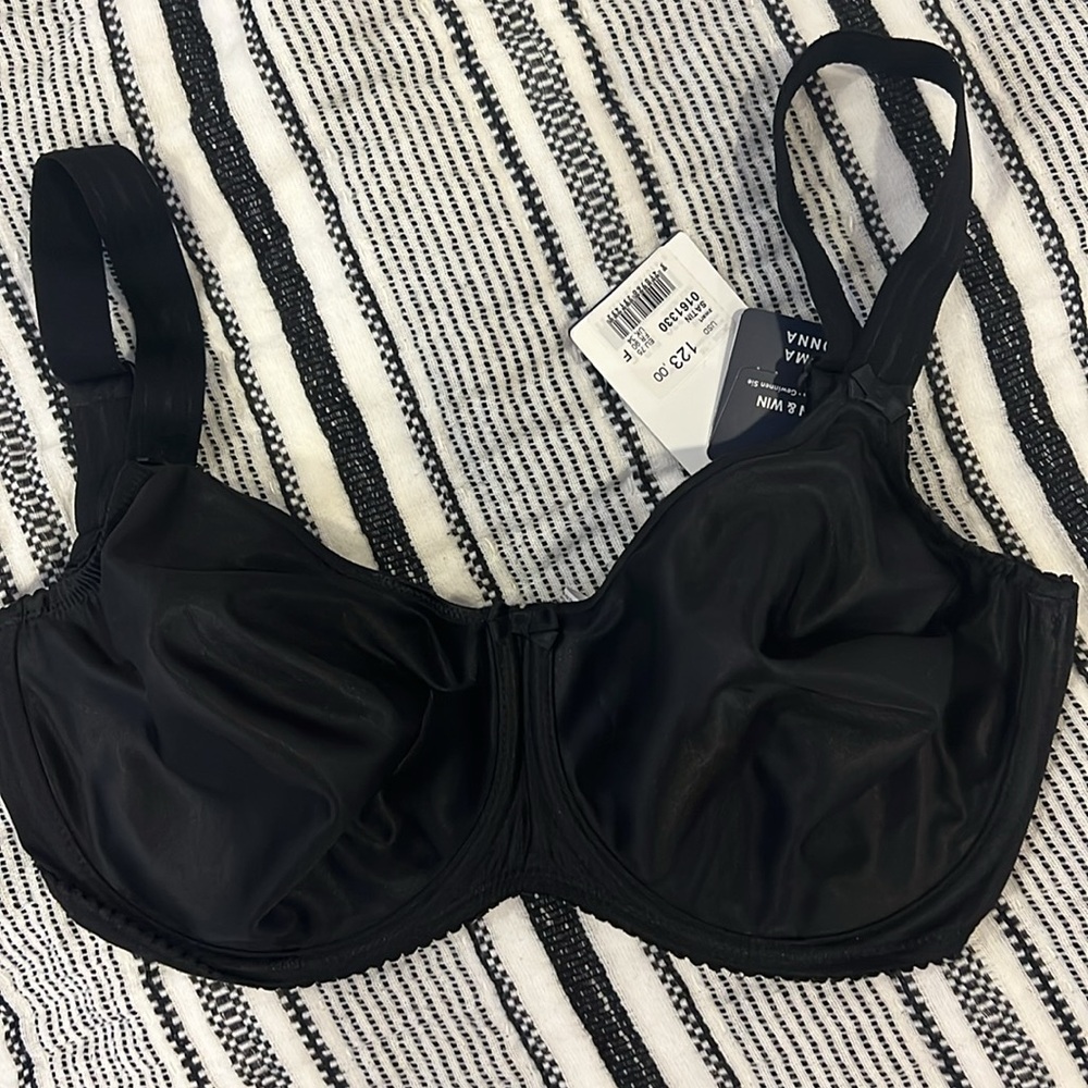 NWT Prime Donna bra, black size 34F